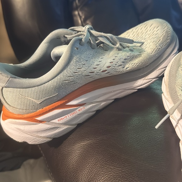 Hoka‎ One One Clifton 8 Womens 6.5 B Shoes Blue Running Walking 1119394 BFPA - Picture 9 of 16